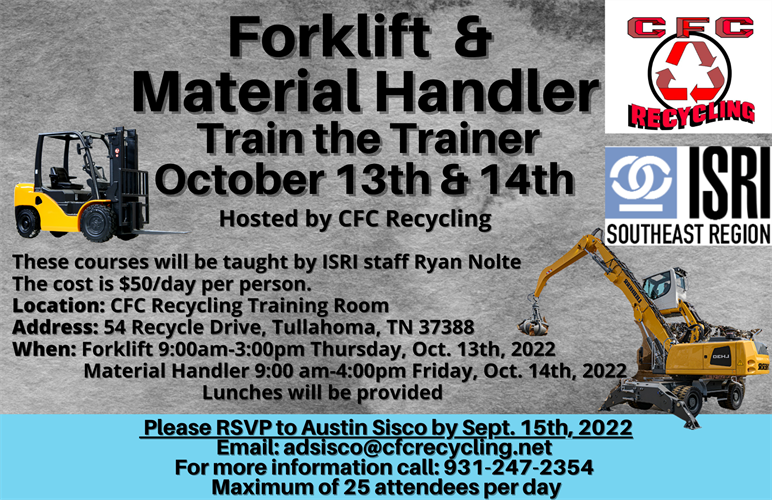 Forklift and Material Handler Training_CFC_SE